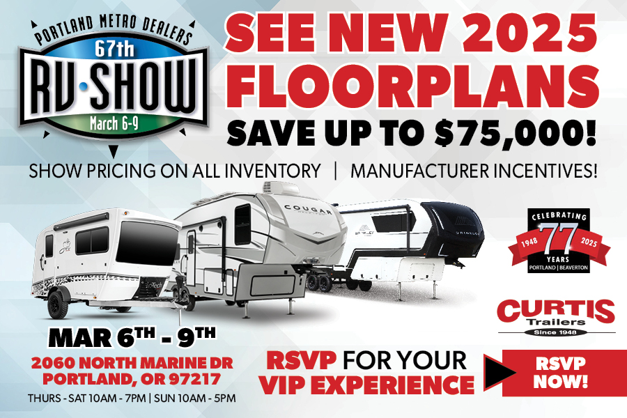 Portland Metro RV Show Curtis Trailers